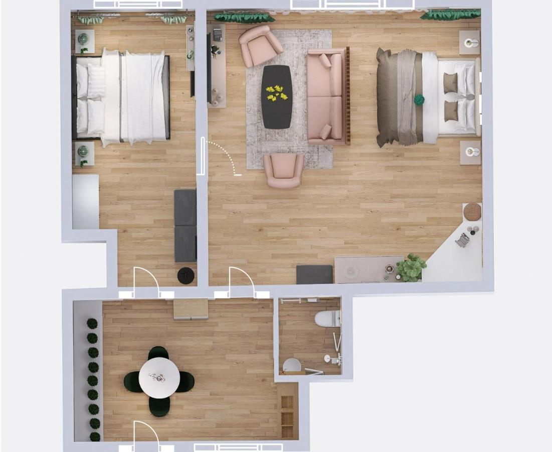 B8 - Spacious, Charming Apartment In Central Sibiu Luaran gambar